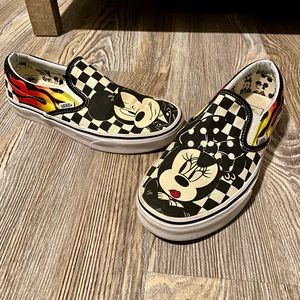 Disney x Vans Mickey and Minnie checkered slip-on